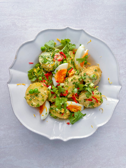 Tamarind pea and potato salad